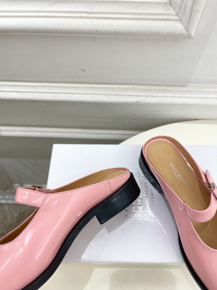 Туфли MM6 Tabi кожаные фото 7