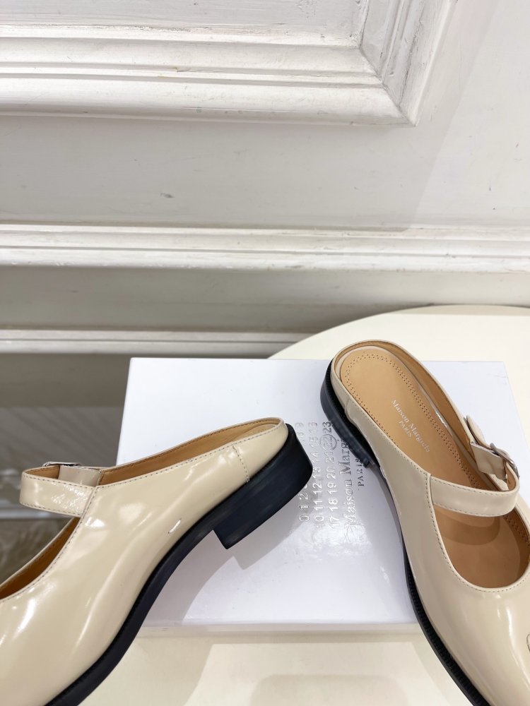 Туфли MM6 Tabi кожаные фото 7