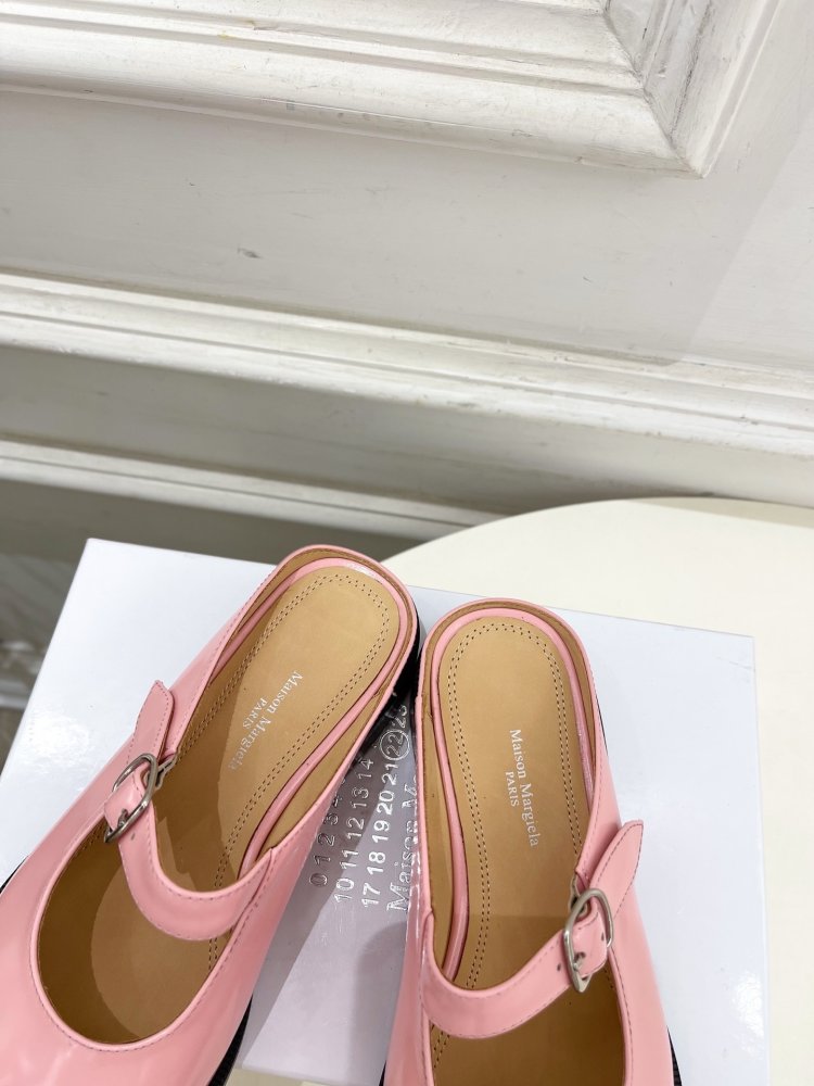 Туфли MM6 Tabi кожаные фото 8