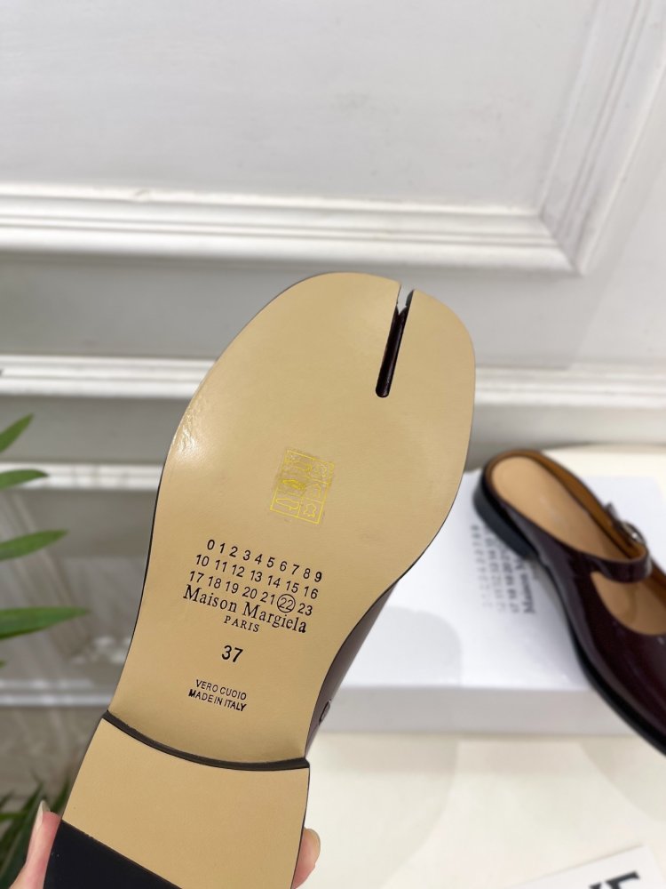 Туфли MM6 Tabi кожаные фото 9