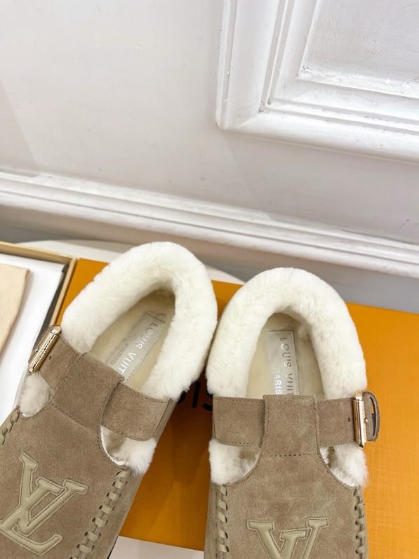 Shoes on fur winter leather фото 2