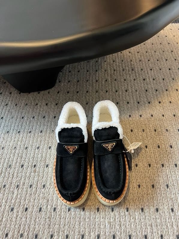 Туфли на меху зимние на высокой подошве фото 2