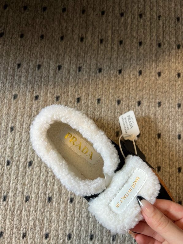 Туфли на меху зимние на высокой подошве фото 4