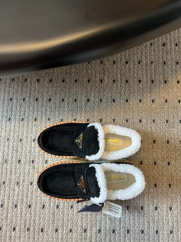 Туфли на меху зимние на высокой подошве фото 6