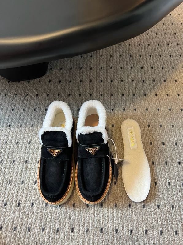 Туфли на меху зимние на высокой подошве фото 7