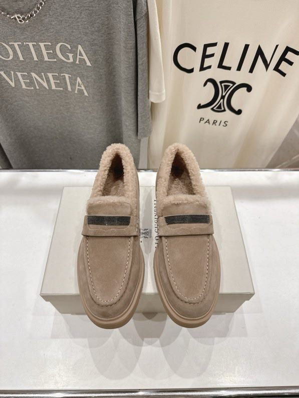 Туфли на меху зимние женские