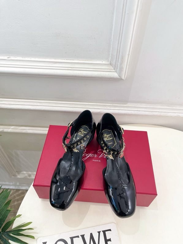 Туфли на толстом каблуке фото 2