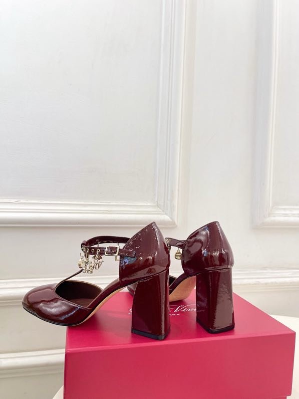 Туфли на толстом каблуке фото 9