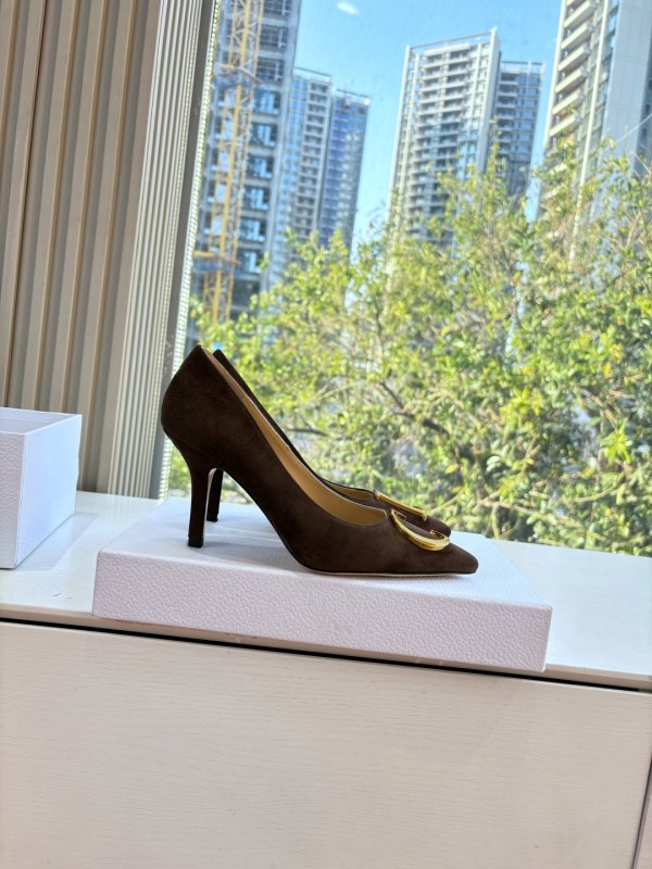 Туфлі на високому підборах з гострим носком фото 4