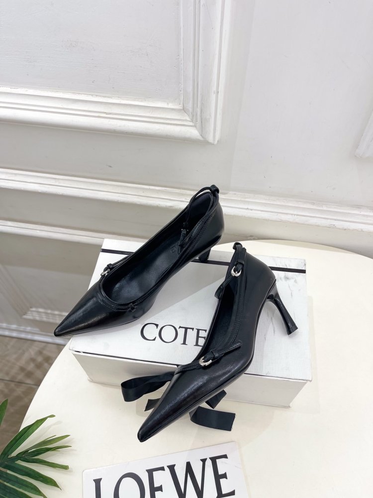 Туфли с заостренным носком и высоким каблуком фото 3