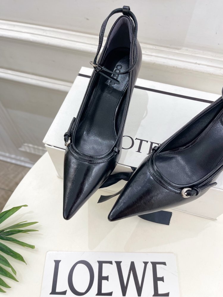 Туфли с заостренным носком и высоким каблуком фото 6