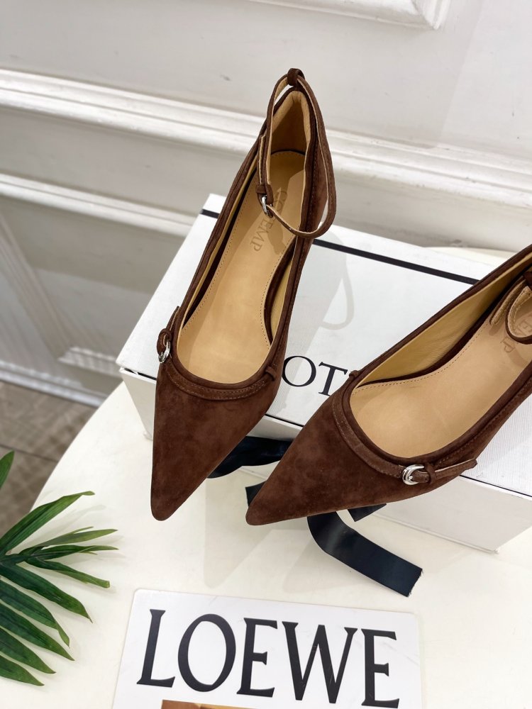 Туфли с заостренным носком и высоким каблуком фото 6