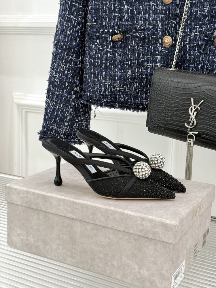 Shoes слингбэки on stud from sharp the toe of lace
