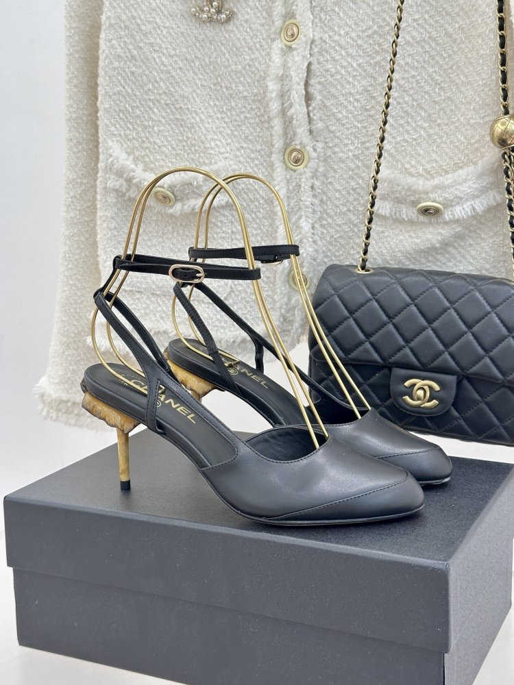 Shoes слингбэки on stud