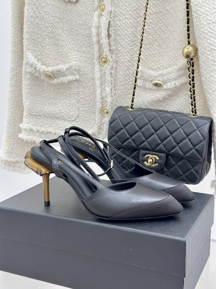 Shoes слингбэки on stud