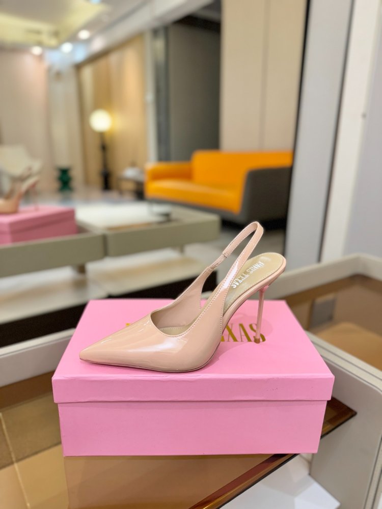 Shoes слингбэки on stud