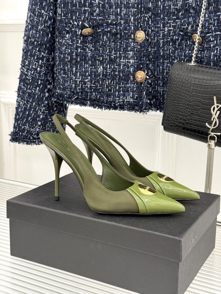 Shoes слингбэки on high heel