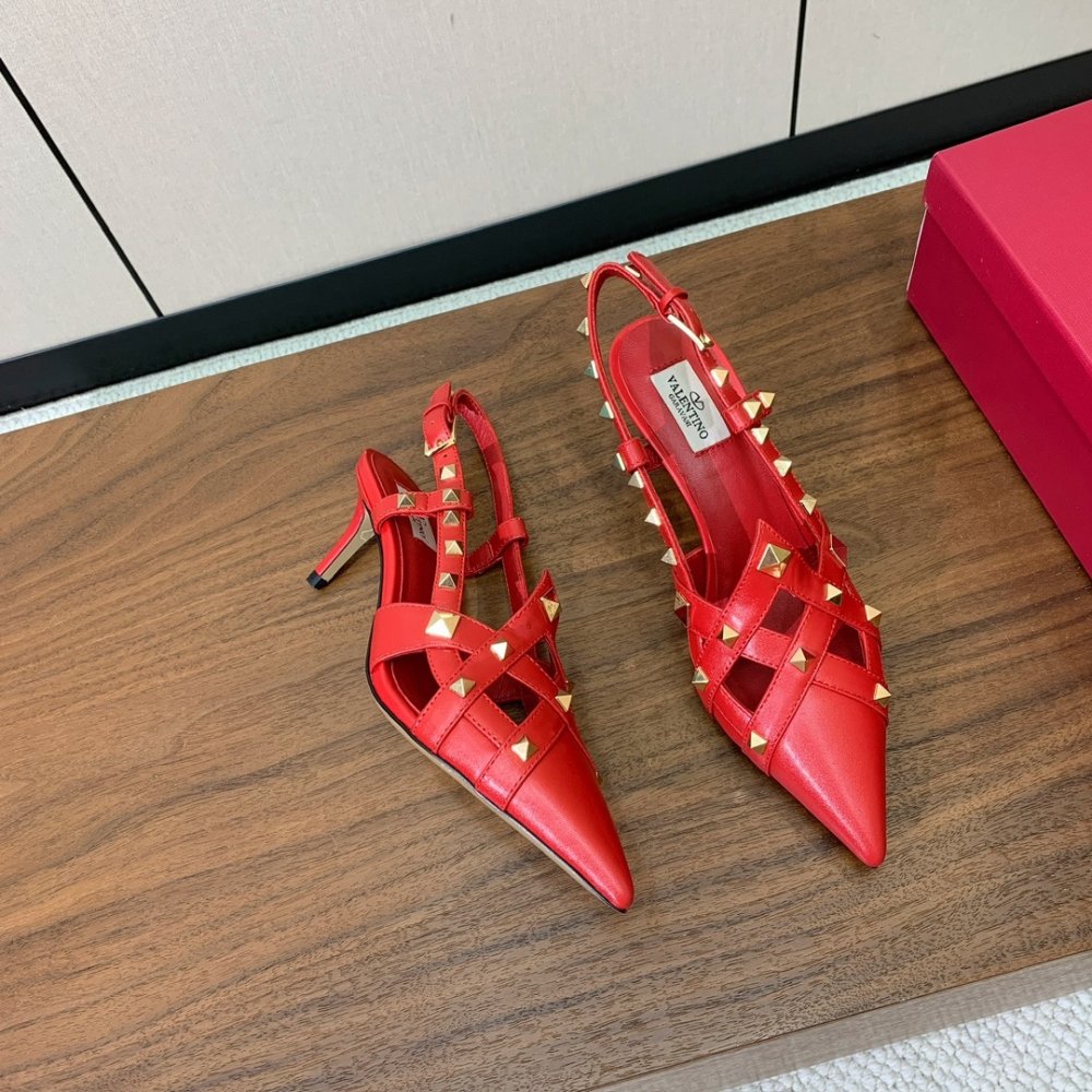 Shoes слингбэки Rockstud on stud from sharp the toe