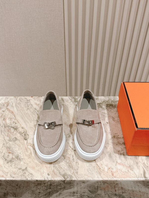 Туфли слипоны кожаные