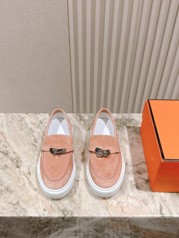 Туфли слипоны кожаные