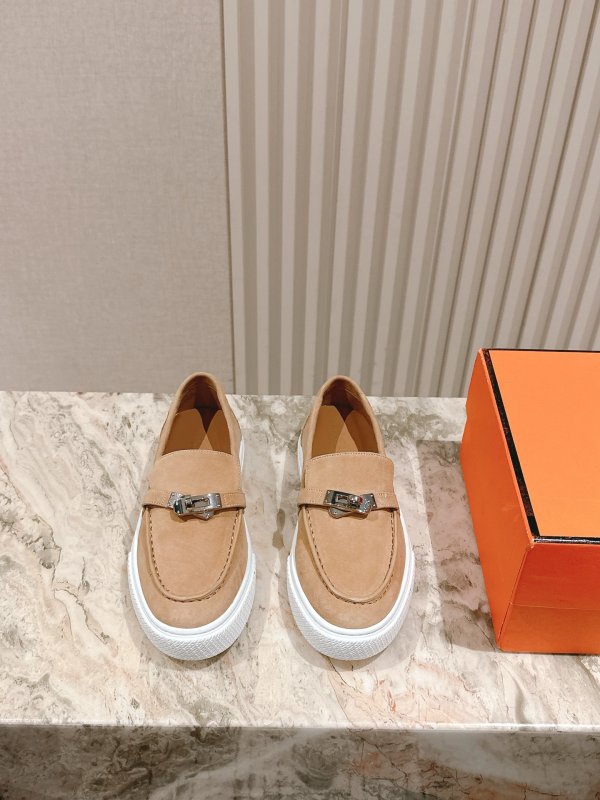 Туфли слипоны кожаные