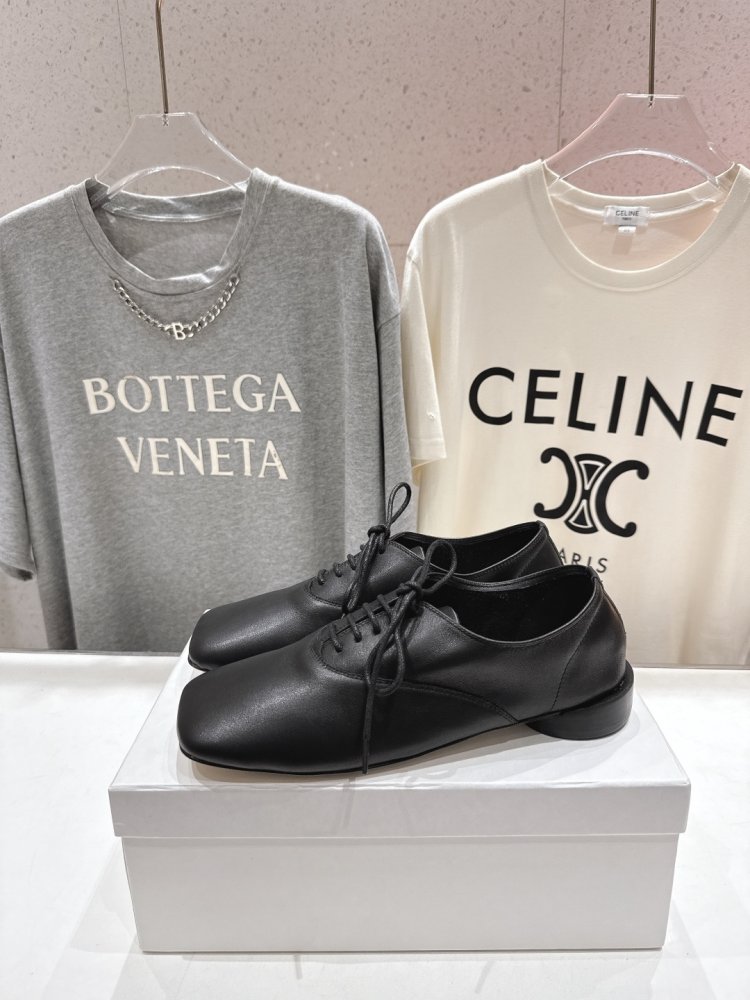 Туфли со шнуровкой и квадратным носком фото 3