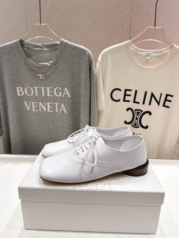 Туфли со шнуровкой и квадратным носком фото 3