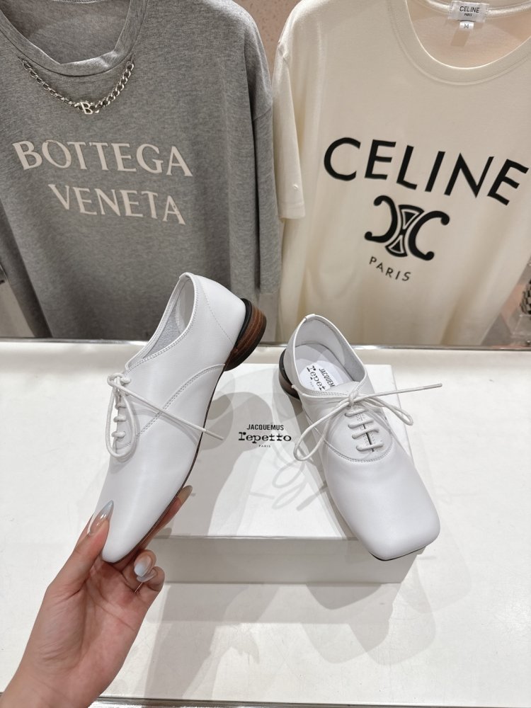 Туфли со шнуровкой и квадратным носком фото 4