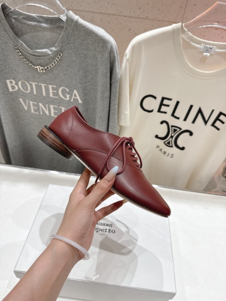 Туфли со шнуровкой и квадратным носком фото 5