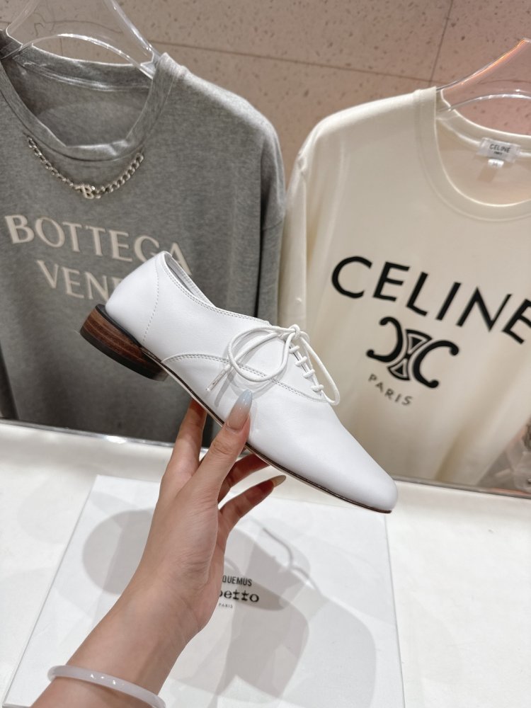 Туфли со шнуровкой и квадратным носком фото 5