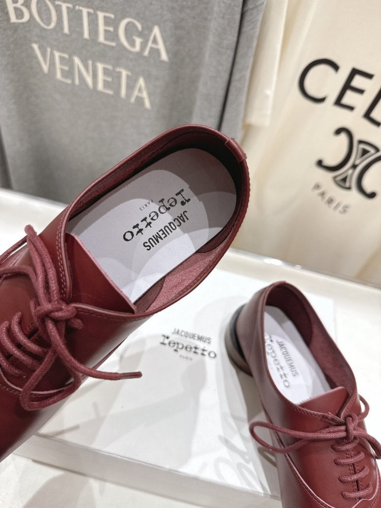 Туфли со шнуровкой и квадратным носком фото 6