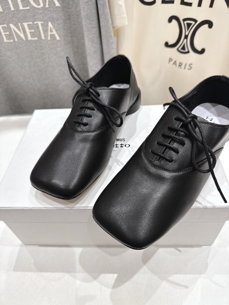 Туфли со шнуровкой и квадратным носком фото 7