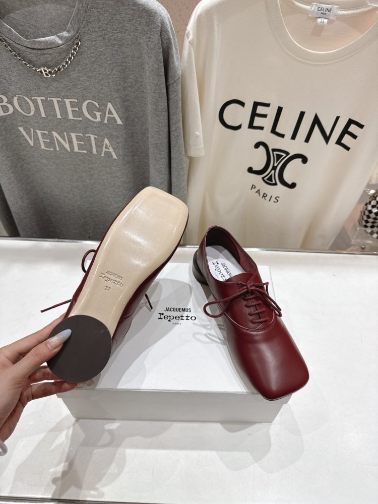 Туфли со шнуровкой и квадратным носком фото 9