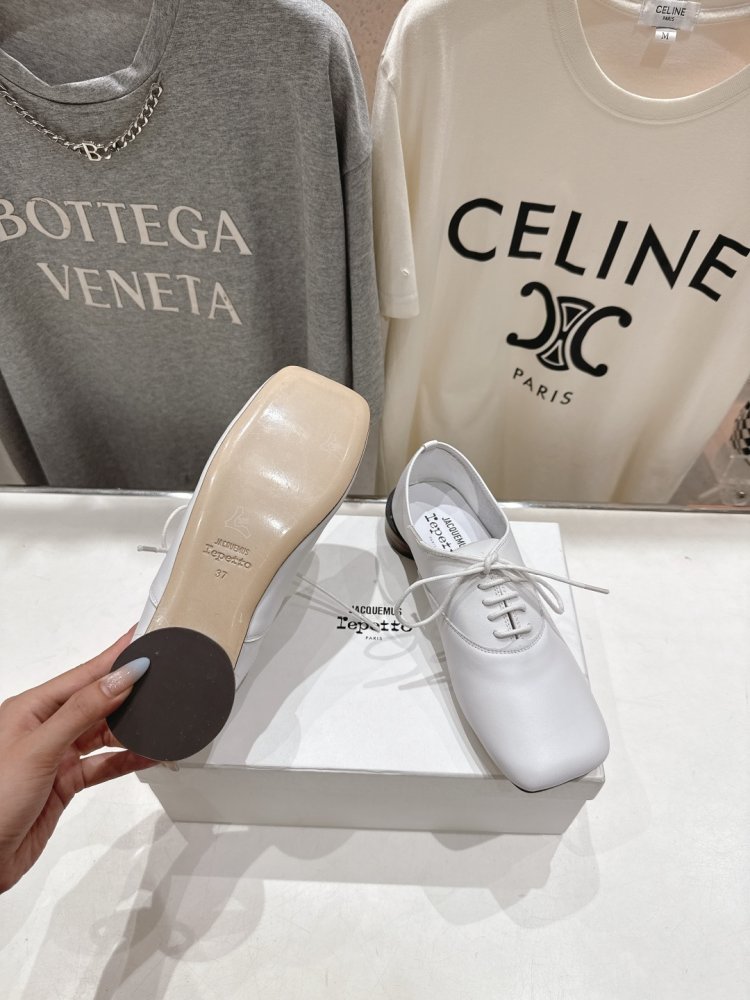 Туфли со шнуровкой и квадратным носком фото 9