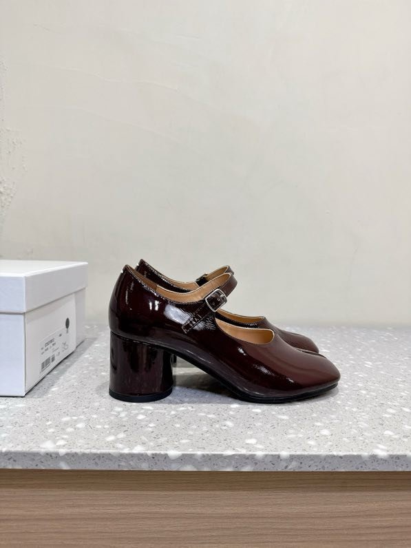 Shoes Tabi leather from bifurcated the toe фото 2