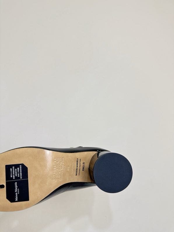 Shoes Tabi leather from bifurcated the toe фото 3