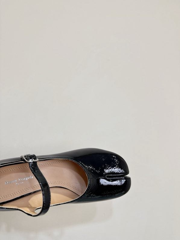 Shoes Tabi leather from bifurcated the toe фото 5