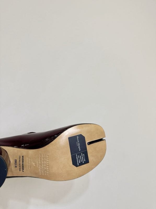 Shoes Tabi leather from bifurcated the toe фото 9