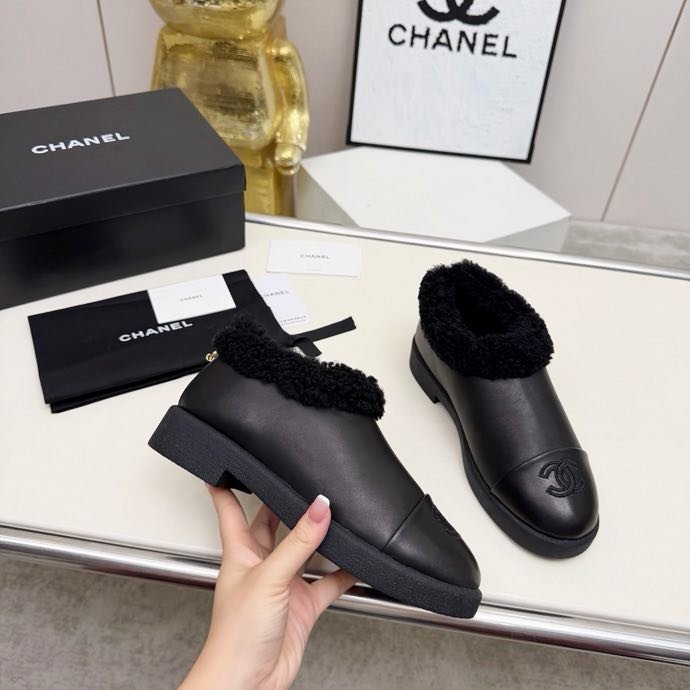 Туфли женские на меху зимние