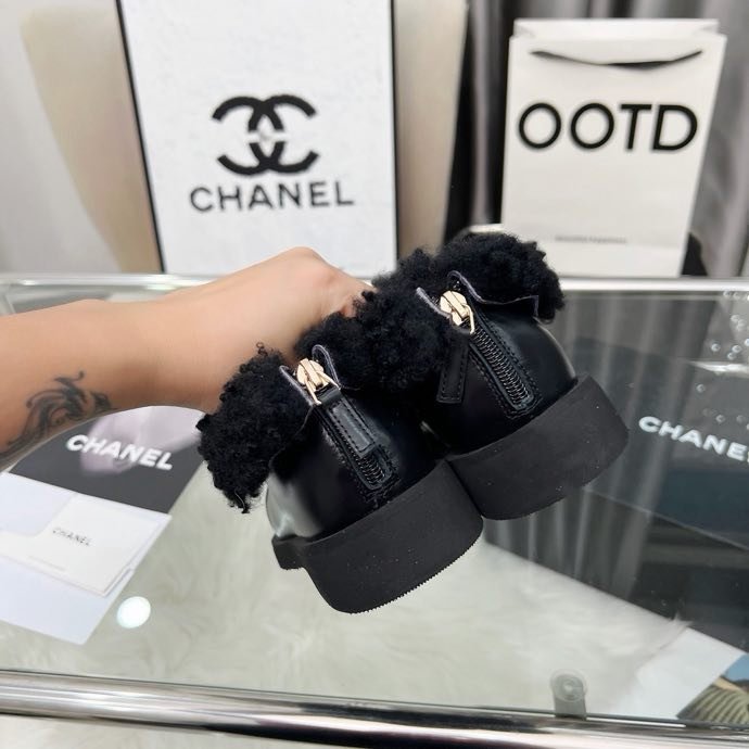 Туфли женские на меху зимние фото 7