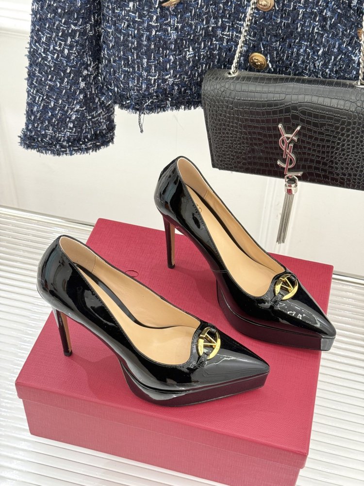 Туфли женские на платформе и высоком каблуке фото 3