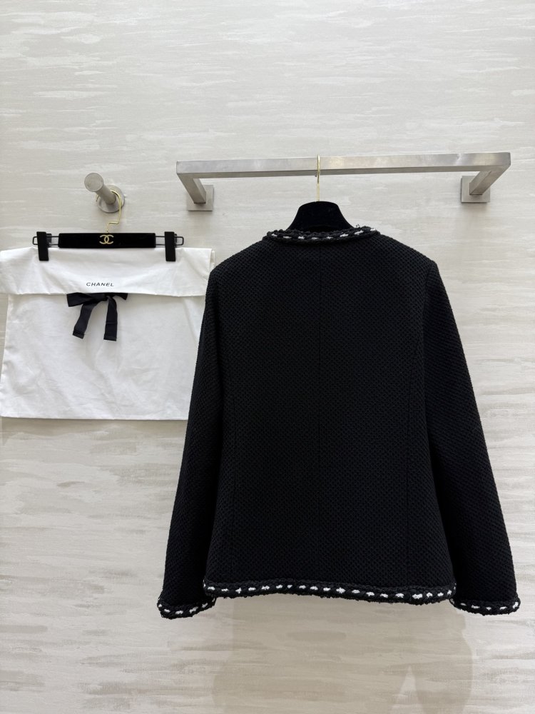 Твідовий чорний жіночий піджак фото 7