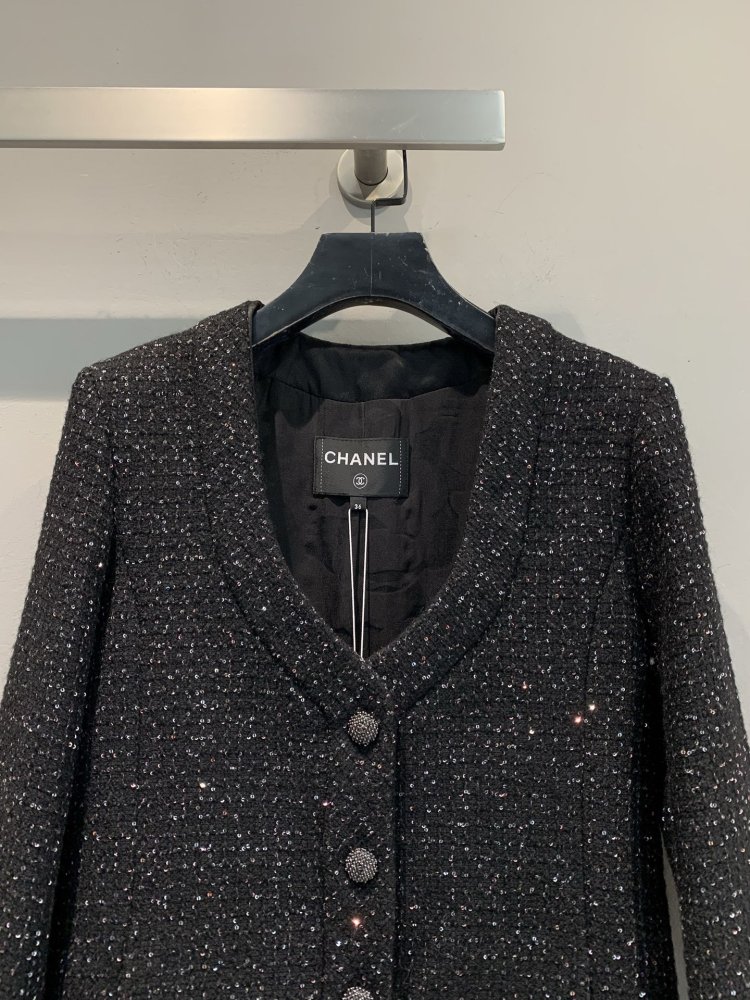 Твидовый пиджак с шелковой подкладкой фото 2