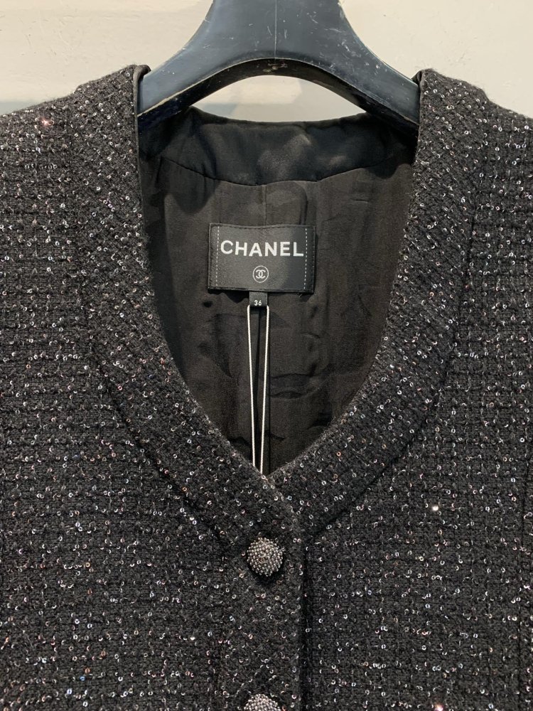 Твидовый пиджак с шелковой подкладкой фото 4