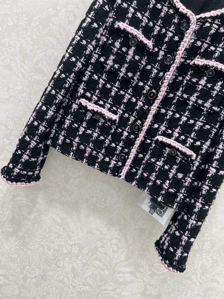 Твидовый пиджак с шелковой подкладкой фото 5