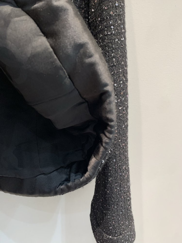 Твидовый пиджак с шелковой подкладкой фото 6