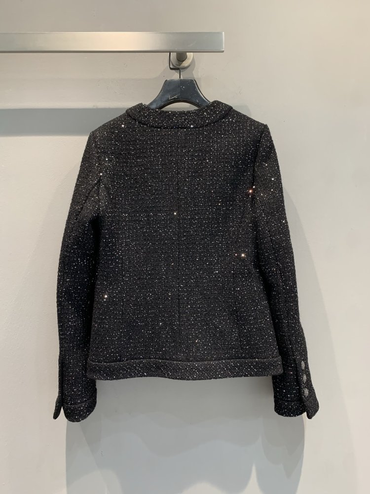 Твидовый пиджак с шелковой подкладкой фото 7