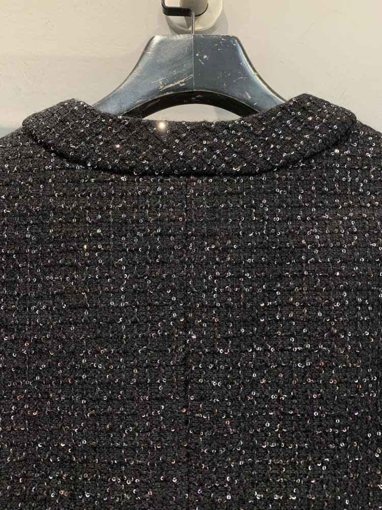 Твидовый пиджак с шелковой подкладкой фото 8