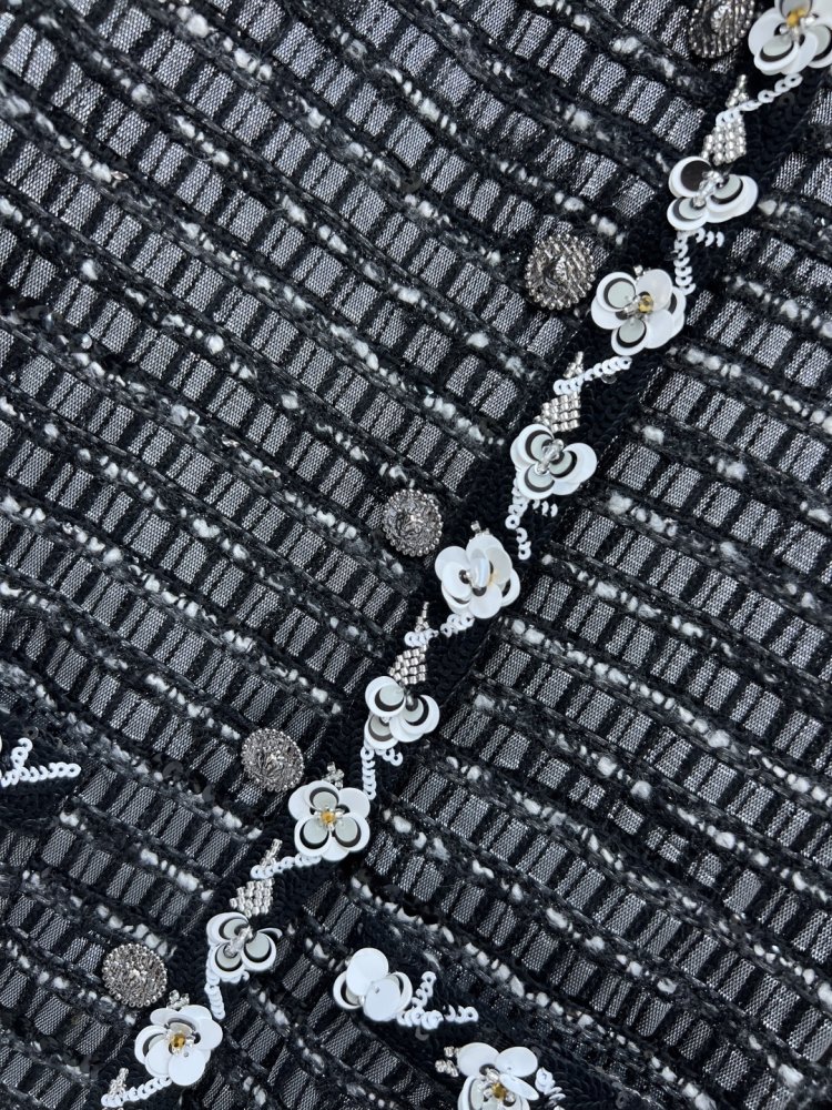 Твидовый пиджак женский фото 3