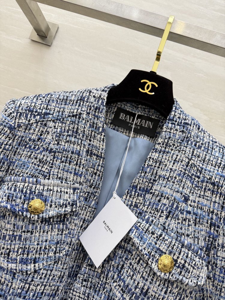 Твидовый пиджак женский фото 3